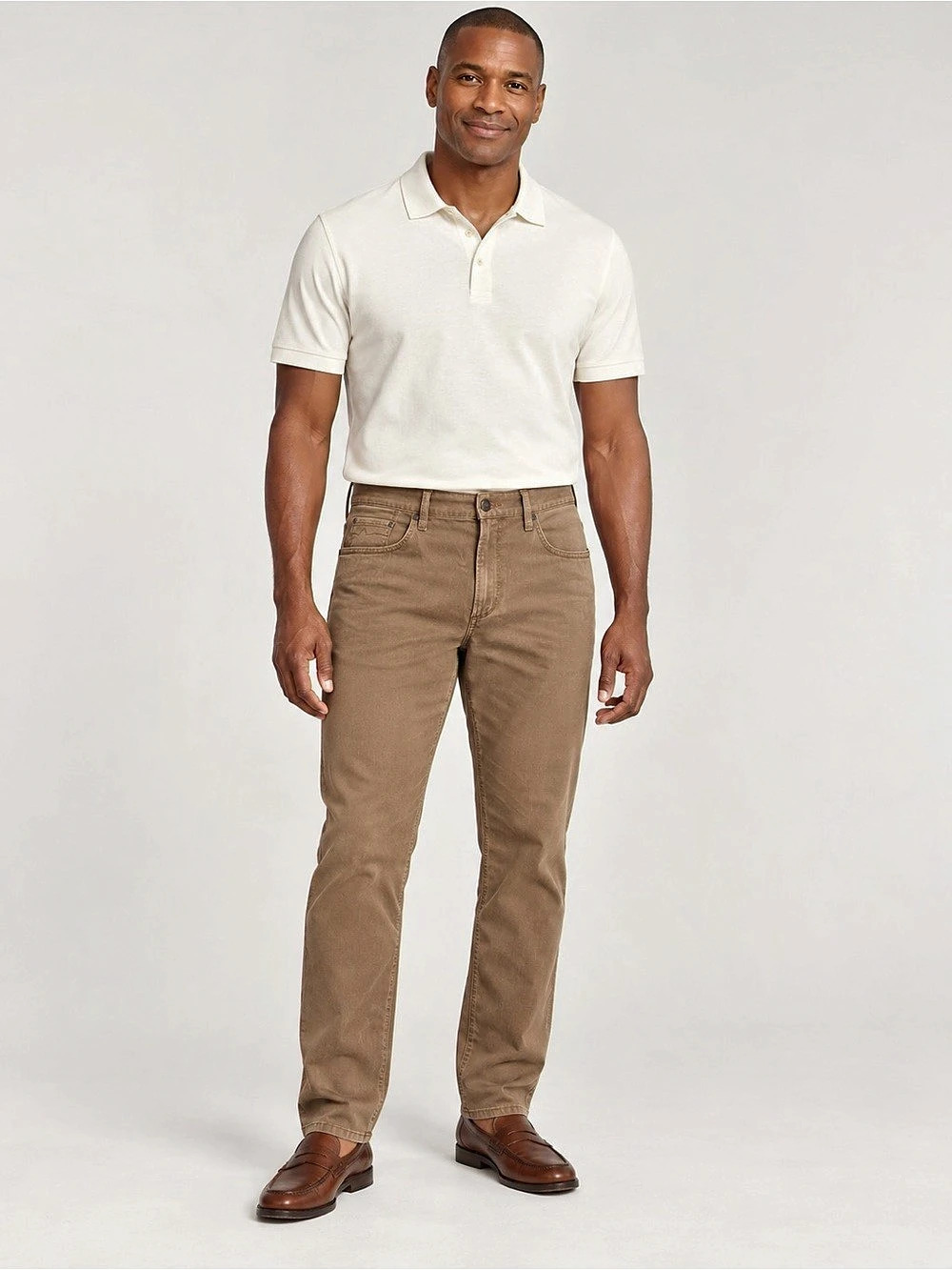 NWT Alberto Pipe TENCEL Super Stretch Tan Jeans – 42x34